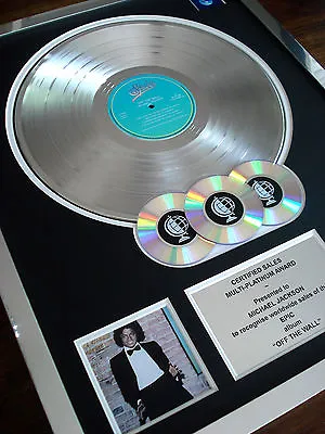£174.99 • Buy Michael Jackson Off The Wall Lp Multi Platinum Disc Record Award Album