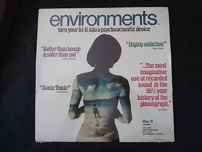 ENVIRONMENTS 9 Pacific Ocean / Caribbean Lagoon USA New Old Stock Sealed LP • $38.99