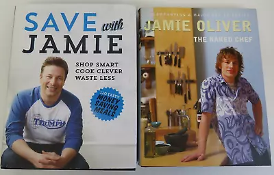 Jamie Oliver The Naked Chef & Save With Jamie Hardcovers • $22