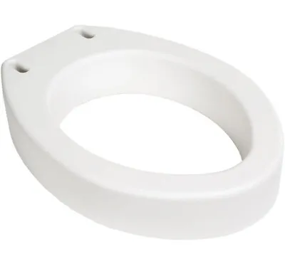 3.5 Inch Toilet Seat Riser For Elongated Toilet Seats With Hardware Included • $44.99