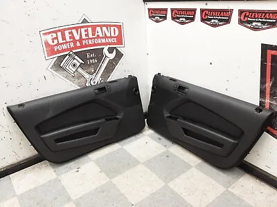 2013-2014 Ford Mustang GT Coupe OEM Interior Door Trim Panels Black • $179.99