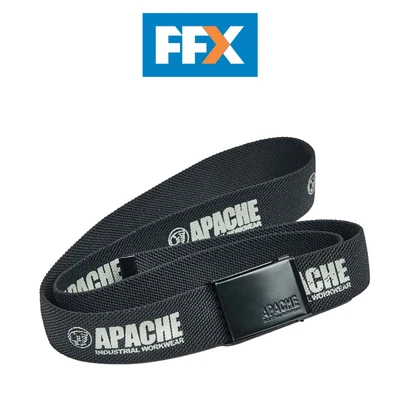 £14.29 • Buy Apache Horizon Black Work Belt Workwear Work Trouser Buckle One Size Up To 46”