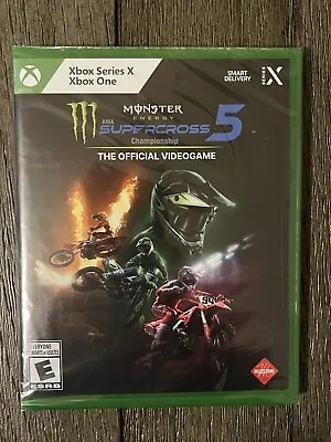 Monster Energy Supercross 5 Xbox Series X / Xbox One NEW SEALED • $17.97