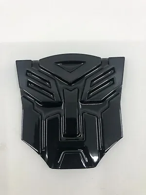 Black 3D Autobot 4 Inch Transformers Emblem Badge Decal Car Stickers • $12.99