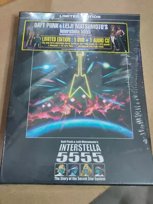 Daft Punk Interstella 5555 The 5tory Of 5ecret 5tar 5ystem CD DVD • $199.99