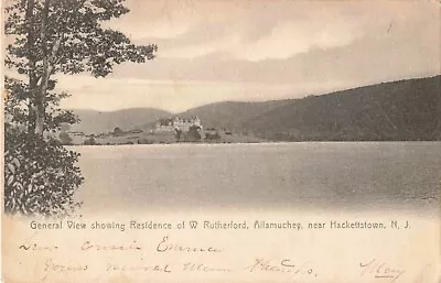 General View Residence Of W. Rutherfurd Allamuchy Hackettstown New Jersey 1906 • $19.95