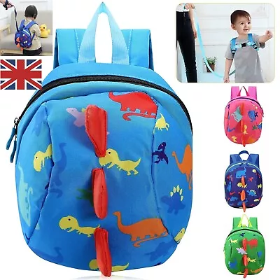 £8.09 • Buy Cartoon Baby Toddler Kids Safety Harness Strap Bag Backpack Security With Reins