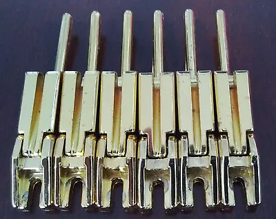 Floyd Rose Tremolo GOLD 6 SADDLES Speedloader Ibanez LoPro EDGE TRS LP Low *NEW* • $24.85