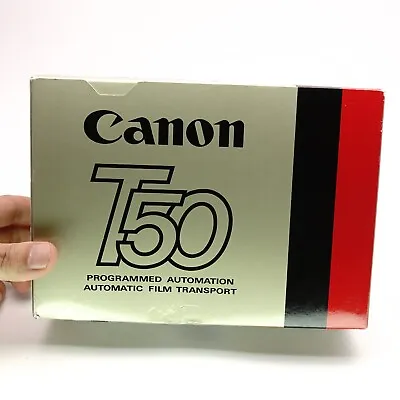 Canon T50 T-50 SLR Camera SLR Enclosure Body Canon FD 35mm Analog Film • £47.52