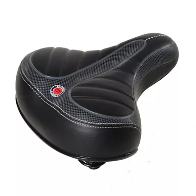 Comfort Wide Big Bum Soft Gel Cruiser Bike Saddle Bicycle Seat Air Cushion Pad • $15.80