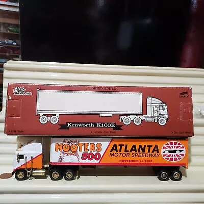 Racing Champions 1993 1/64 HOOTERS 500 ATLANTA MOTOR SPEEDWAY Bank Transporter • $59.95