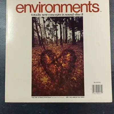 Environments Totally New Concepts In Sound Disc 5. NM Vinyl LP. EX Cover. A • $9.99