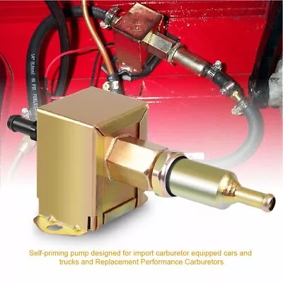 4-7 PSI Universal Fuel Pump Inline Petrol Diesel Low Pressure 12V Facet Style AU • $24.87