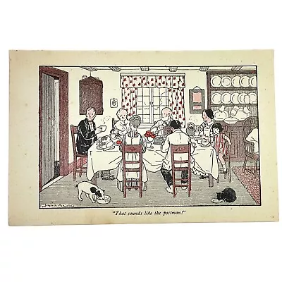 Milly Molly Mandy Book Plate Illustration Print 7x4.5” Vintage Childrens Stories • $7.97