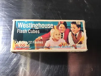 1 Box Of Westinghouse Flash Cubes NOS Unused 12 Flashes Total • $10