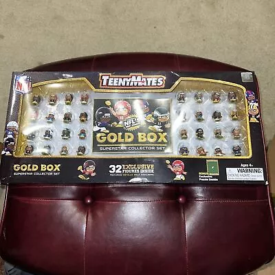 TeenyMates Football Gold Mini Figure Superstar Collector Set [2019] • $5