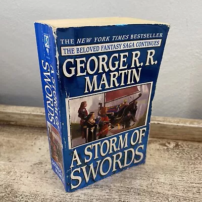 A STORM OF SWORDS George R.R Martin Paperback Book First 1st Edition Print 2000 • $21.99