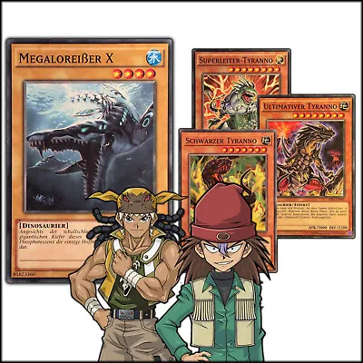 Yugioh! Cards Of Rex Raptor & Tyranno Hassleberry To Choose From - German • $1.07