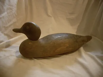 Vintage Antique Wooden Mallard Duck Decoy Painted Hand Carved • $39