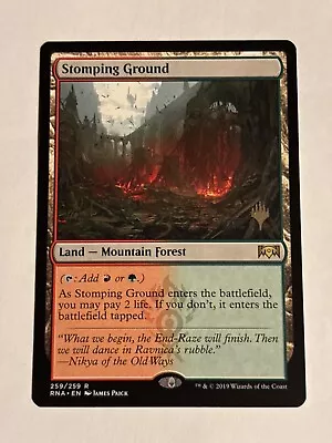 Stomping Ground - Promo Pack - Throne Of Eldraine - NM MTG • $9.99