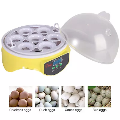 Digital Egg Incubator Chicken Egg Hatching Machine Temperature Control Hatcher • £23.99