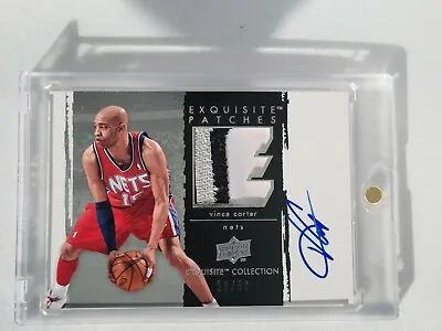 2009-10 Exquisite Collection Vince Carter Exquisite Patches 29/50 3 Colour Patch • $945.08