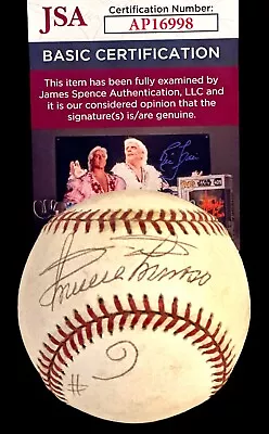 Minnie Minoso Autographed Signed Oalb Baseball Jsa Cert White Sox Indians • $129.99