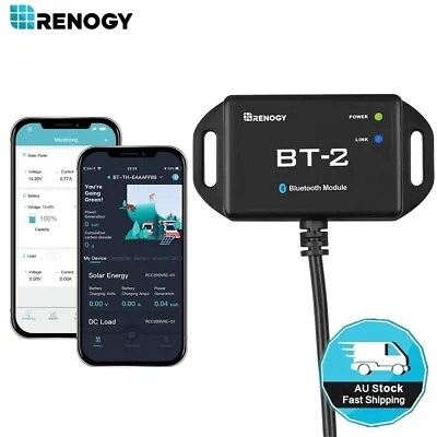 Renogy BT-2 Bluetooth Module Solar Charge Controller Wireless Monitor PV RS485 • $38.99