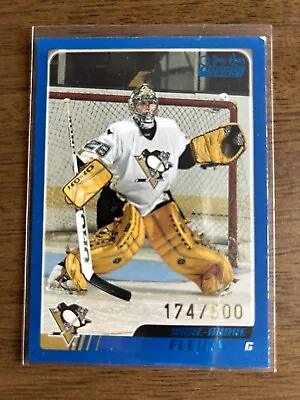 MARC-ANDRE FLEURY 2003/04 OPC O-Pee-Chee **BLUE** ROOKIE CARD #/500! Ding Corner • $79.95