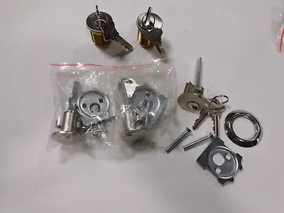 Locksmith LOT Of 5 - Mortise & Rim Cylinders SCHLAGE SC1 & SC4  NOS  Locksport • $22.99