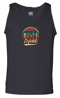 70th Birthday Vest 70 Years Of Being Awesome Legend Vintage 1954 Gift Tank Top • £11.99