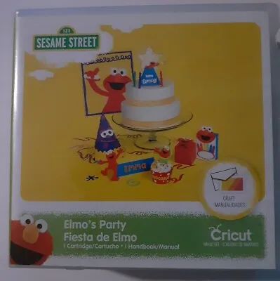 Cricut Sesame Street Elmo's Party Cartridge 100 Images D1 • $9.99