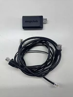 MagicJack Go K1103 USB W/ Cables - Black • $14.95