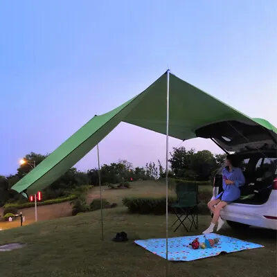 Camping Side Car Roof Top Tent Anti-UV Car Tent Sun-proof Waterproof For Car SUV • $71.71