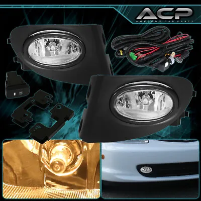 For 2002-2005 Honda Civic Si EP3 Clear Lens Fog Light Front Bumper Driving Lamp • $38.99