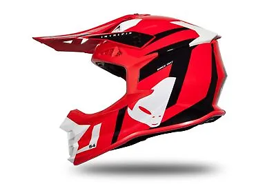 UFO 2023 Intrepid Motocross Helmet Red Black Glossy  All Adult Sizes • $119.97