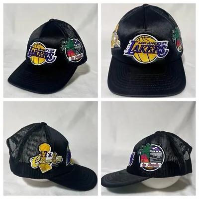 Mitchell & Ness Los Angeles Lakers 17x Champions Trucker Cap Hat Snapback Mesh • $29