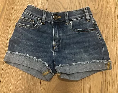 J. Crew Crewcuts Toddler Girls Denim Cutoff Shorts Size 4 • $9.50