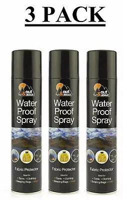 Waterproof Spray Fabric Protector Clothing/Jackets/Trainers/Boots/Camping Etc • £6.75