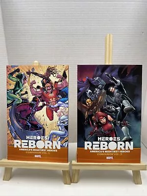 Heroes Reborn Companion Vol 1 & 2 MARVEL Graphic Novel **NEW** TPB • $18.99