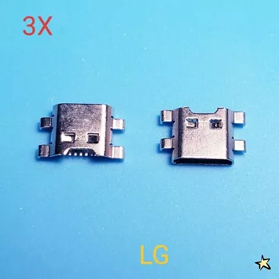 LG K20 Plus MP260 TP260 VS501 Micro USB Charger Charging Port Dock Connector 3X  • $7.89