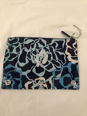Vera Bradley Pencil Pouch KATALINA BLUES Pen Case For NoteBook Binder Art NWOT • $8
