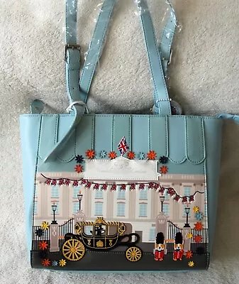 VENDULA Limited Edition The Buckingham Palace Shopper Bag 34.5x26x8cm BNWT • £100