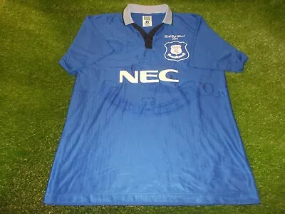 Everton EFC Official FA Cup Final 1995 Retro Home Shirt (L) • £23.99