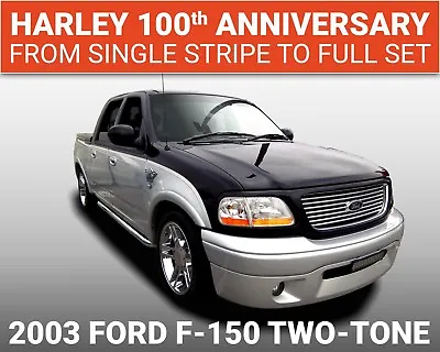 2003 Ford F-150 Harley-Davidson 100th Anniversary Vinyl Stripes Decals # 501 • $29.99