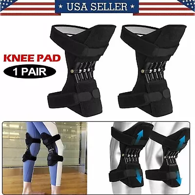 Non-slip Joint Support Knee Booster Lift Knee Pads Care Powerful Rebound Spring • $15.60