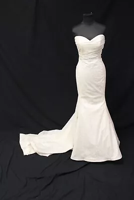 Maggie Sottero Anniston Lane Bridal Wedding Gown Dress Sz 12 • $42