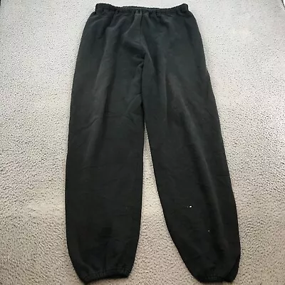 Vintage Russell Athletic Sweatpants Adult XL Black USA Made Tapered Leg 45687 • $29.99