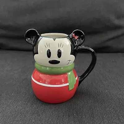 Disney Store Minnie Mouse With Scarf Coffee Mug • $12.58
