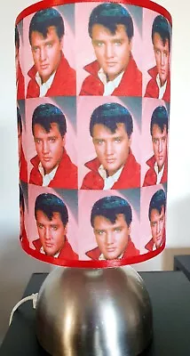 Elvis Presley Touch Lamp Base Fabric Shade Bulb Incl • $79.97